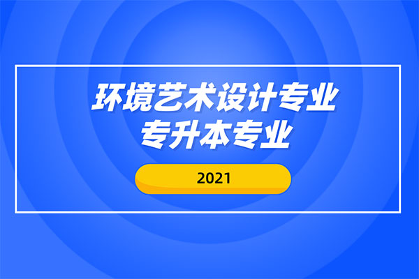 環(huán)境藝術(shù)設(shè)計(jì)專業(yè)專升本專業(yè)有哪些？